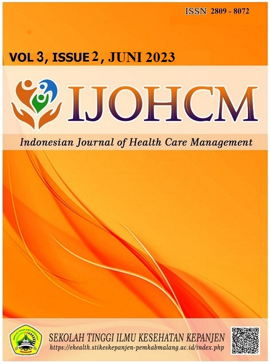 					View Vol. 3 No. 2 (2023): Indonesian Journal Health Care Management
				